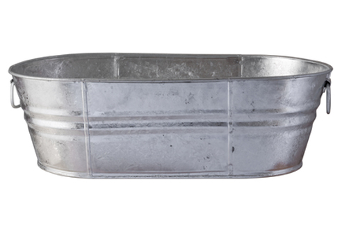 Galvanized Tub. 